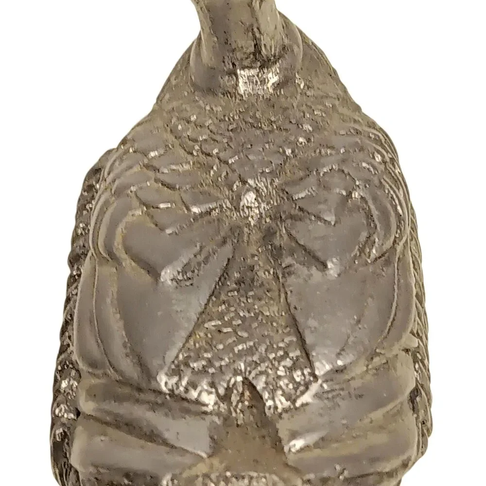 Vintage Miniature Duck Mallard Silver Pewter Trinket Box 1.5
